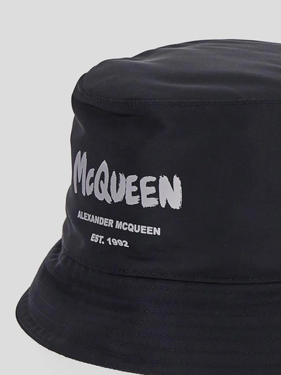 Alexander Mcqueen Hats In Black/ivory