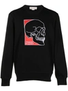 Alexander Mcqueen Alexander Mc Queen Sweatshirt With Embroidered Logo In Black