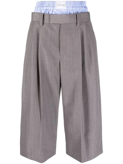 Alexander Wang Trousers In Grey