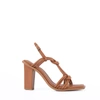 ANGEL ALARCON ANGEL ALARCON KNOTTED LEATHER SANDAL