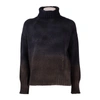Baserange Base Airbrushed Shaded Turtleneck Sweater In Multicolor