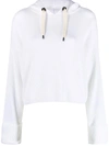 Brunello Cucinelli Hoodie Mit Kordelzug In White