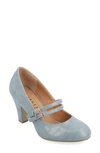 Journee Collection Windy Pump In Blue
