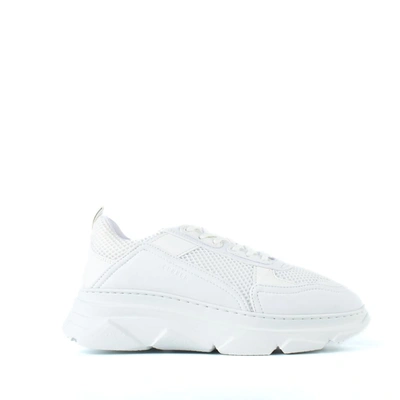 Copenhagen White Leather Sneakers Retina Detail
