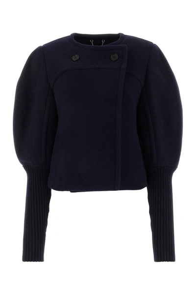 Chloé Boxy Jacket In Navy