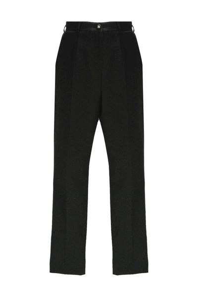 Dolce & Gabbana Cropped Tailored Trousers In Black