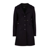 Fay Hook And Martingale Coat In Blue