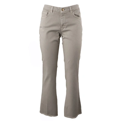 Fay Denim Pants 5 Pockets Sand In Beige