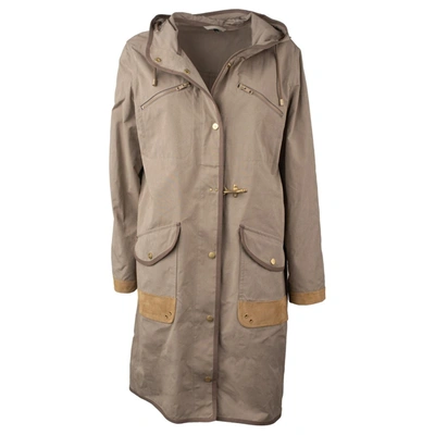 Fay Parka Duster  Khaki In Brown