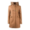 Fay Toggle Coat In Brown
