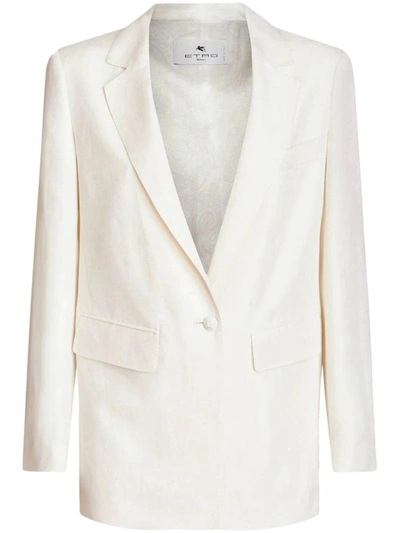 Etro Jackets In White