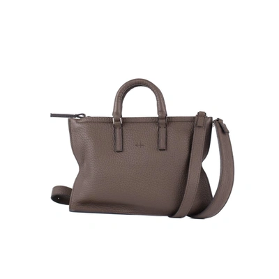 Hags Aiko Mini Wooden Bag In Brown