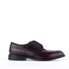MIGLIORE MIGLIORE BLUEBERRY LEATHER DOVETAIL LACE-UP