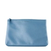 ORCIANI ORCIANI NAVY BLUE LEATHER CLUTCH BAG