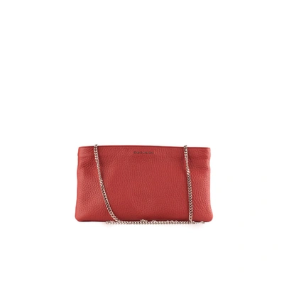 Orciani Red Earth Soft Clutch Bag