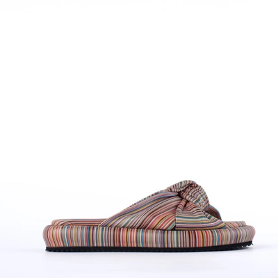 Paul Smith Multicolor Milleraies Leather Knot Slipper