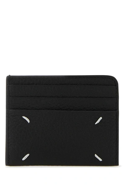 Maison Margiela Four Stitches Card Holder In Black