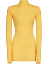 Marni Fine-knit Virgin-wool Jumper In Yellow