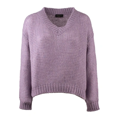 Roberto Collina Alpaca Sweater In Viola