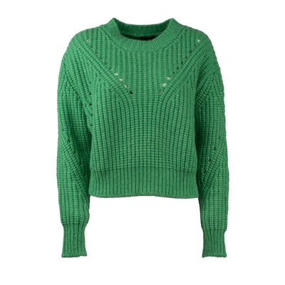 Roberto Collina Ribbed Alpaca Sweater In Green