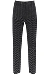 Missoni Zig Zag High-rise Cropped Pants In Multicolor