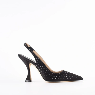 Stuart Weitzman Woman Pumps Black Size 11.5 Textile Fibers