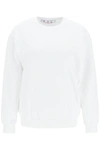 Off-white Diag Printed Crewneck Sweatshirt In White