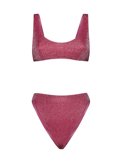 Oseree Oséree Lumiere Sporty Bra `90 Bottom Clothing In Raspberry