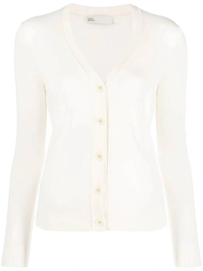Tory Burch Cardigan In New Ivory