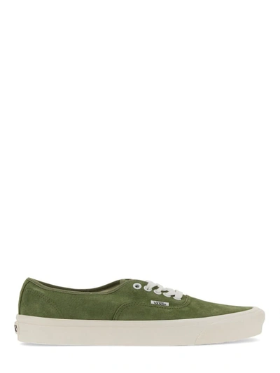 Vans Ua Authentic 44 Dx Trainer In Pig Suede Loden Green