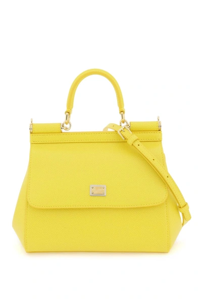 Dolce & Gabbana Small 'sicily' Bag Women In Yellow