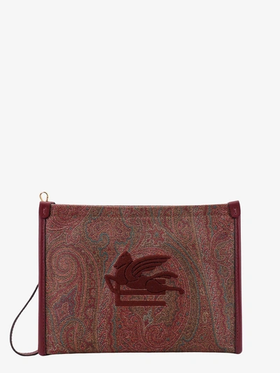 Etro Man Clutch Man Brown Clutches