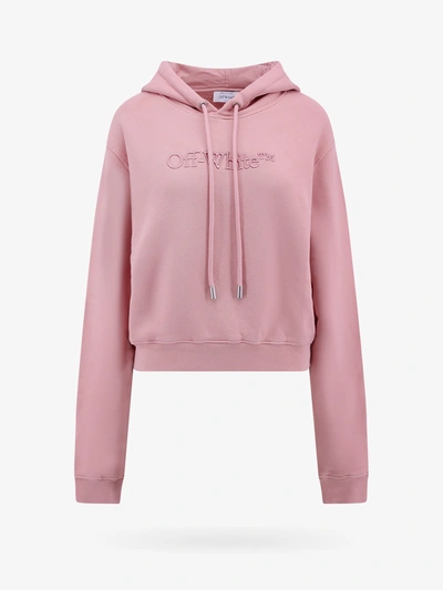 Off-white Off White Woman Sweatshirt Woman Pink Sweatshirts