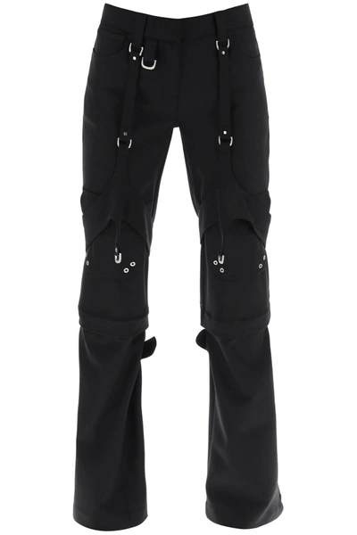 OFF-WHITE OFF-WHITE CARGO PANTS IN WOOL BLEND WOMEN