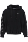 OFF-WHITE OFF-WHITE HOODIE WITH CONTRASTING TOPSTITCHING MEN