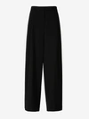Max Mara Maxmara Women 2421136041600 - Pantalone Largo In Cady In Black