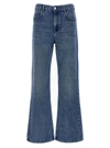 Isabel Marant High-rise Bootcut Denim Jeans With Belt Loops In Light Blue