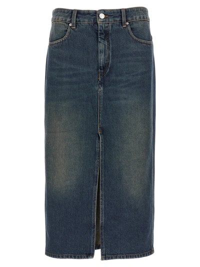 Isabel Marant Julicia Skirt Faded Blue 36