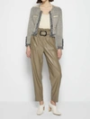 Simkhai Marleigh Recycled Knitwear Jacket With Pockets In Taupe In Grey