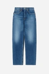 Re/done Blue 70s Stove Pipe Jeans In Multi