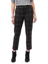 Democracy Toffee High Rise Ponte Trouser In Black In Black