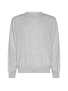 Brunello Cucinelli Sweater In Nebbia