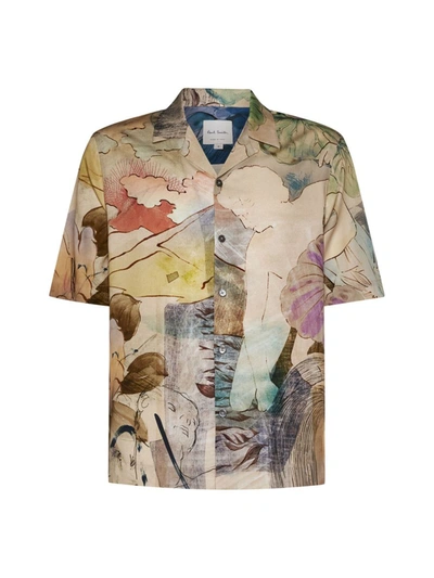 Paul Smith Shirt In Beige