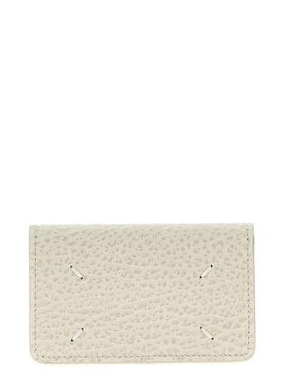 Maison Margiela 'four Stitches' Card Holder In Gray