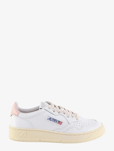 Autry Sneakers Shoes In White,bronze