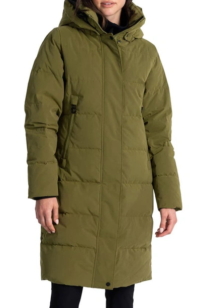 Lole Après Waterproof Down Parka In Tarragon