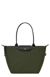 Longchamp Tote Bag L Le Pliage Energy In Khaki