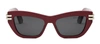 Dior C B2u 35a0 Cd40141u 66a Cat Eye Sunglasses