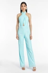 Amanda Uprichard Rivera Jumpsuit In Wave