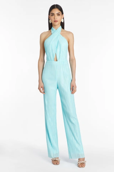 Amanda Uprichard Rivera Jumpsuit In Gold